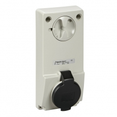 ПАНЕЛЬНАЯ РОЗЕТКА UNIKA Б/ЗАЩ 16A 3PE 480-500 IP44 | 82037 | Schneider Electric