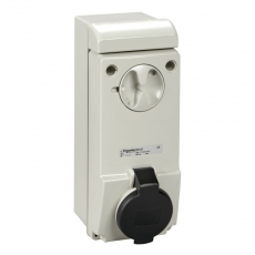 НАСТЕННАЯ РОЗЕТКА UNIKA Б/ЗЩ 16A 3PNE 480-500 IP44 | 83038 | Schneider Electric