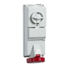 РОЗЕТКА W/INTERLOCK DISC-FUS.16A 3P-N-E 380-415 IP65 | 83459 | Schneider Electric