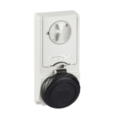 ПАНЕЛЬНАЯ РОЗЕТКА UNIKA С ДЕРЖ ПРЕДОХР 32A 3PNE 480-500 IP65 | 82199 | Schneider Electric