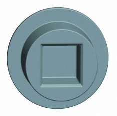 ПЛОСКАЯ НАКЛ. + КВАДРАТНОЕ ГНЕЗДО 8 ММ | NSYSFLOCKSG8 | Schneider Electric