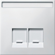 Плата центральная для розетки 2 поста белая | MTN466619 | Schneider Electric