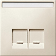 Плата центральная для розетки 2 поста бежевый | MTN466644 | Schneider Electric
