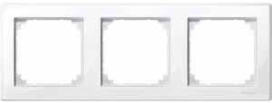 РАМКА Х3, БЕЛЫЙ | MTN478319 | Schneider Electric