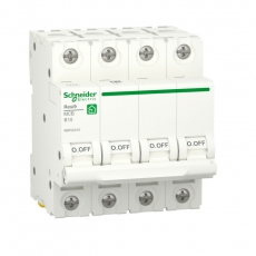 RESI9 АВТОМАТИЧЕСКИЙ ВЫКЛЮЧАТЕЛЬ (АВ) B 10А 4P 6000A | R9F02410 | Schneider Electric