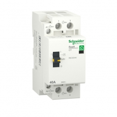 RESI9 Модульный КОНТАКТОР 1P+N 40А 2НО 230/250В АС 50Гц | R9C20240 | Schneider Electric