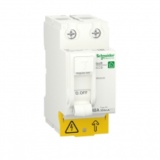 RESI9 ВЫКЛЮЧАТЕЛЬ ДИФФЕРЕНЦИАЛЬНОГО тока (УЗО) 40А 2P 300мА тип AC | R9R54240 | Schneider Electric