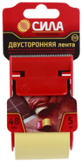 TDP72-06 Двусторонняя на ПП основе 48мм*5м с дисп. (24/72/2160) | C0044595 | СИЛА