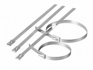 SSCT46-500 Хомут стальной 4,6х500мм, d пучка max 146мм, нагрузка 55кг, серый (25шт в упак) | 32799 | STEKKER