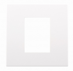 Рамка одинарная 230S, белый пластик | 4911002580 | Световые Технологии