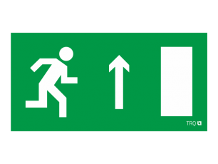 Пиктограмма (наклейка) ПЭУ 094 Выход прямо правосторонний (250х115) SIRAH | 2502001960 | Световые Технологии
