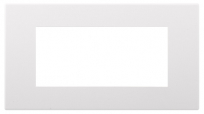 Рамка для панели управления двойная 230D белый пластик | 4911002590 | Световые Технологии