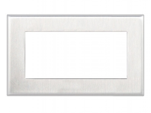 Рамка для панели управления двойная 232D нержавеющая сталь | 4911002550 | Световые Технологии
