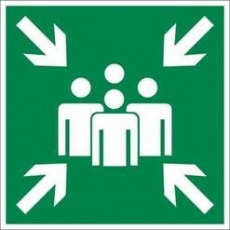 Пиктограмма (Наклейка) ПЭУ 021 Место сбора, тип Е21 (335х165) РС-L LYRA | 2502002450 | Световые Технологии