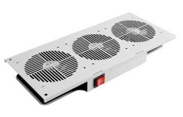 Вентиляторный модуль потолочный, 3 вентилятора с термодатчиком без шнура питания 35С ВМ-3П 48В ССД | 130411-00900 | СВЯЗЬСТРОЙДЕТАЛЬ