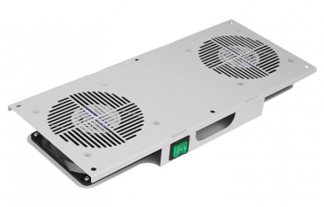 Вентиляторный модуль потолочный, 2 вентилятора с термодатчиком без шнура питания 35С ВМ-2П ССД | 130411-00724 | СВЯЗЬСТРОЙДЕТАЛЬ