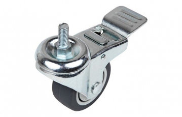 Ролик с тормозом для телекоммуникационных шкафов и стоек КРТ-1 ССД | 130503-00175 | СВЯЗЬСТРОЙДЕТАЛЬ