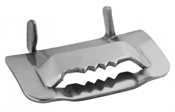 Замок (скрепа) для ленты монтажной (упаковка -100шт) ССД | 130801-00332 | СВЯЗЬСТРОЙДЕТАЛЬ