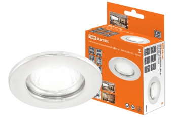 Светильник точечный встраиваемый под лампу СВ 01-01 MR16 50Вт G5.3 белый | SQ0359-0022 | TDM