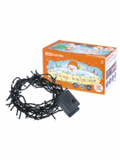 Гирлянда новогодняя светодиодная, СГ 200 З, 220 В, зеленый шнур, многоцветная, 10 м, 8 режимов | SQ0361-0011 | TDM ELECTRIC