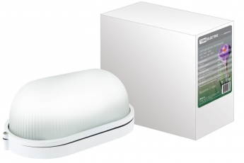 Светильник светодиодный пылевлагозащищенный для ЖКХ ДПО LED ЖКХ 1401 8Вт 5000К IP54 матированный овал | SQ0329-0022 | TDM