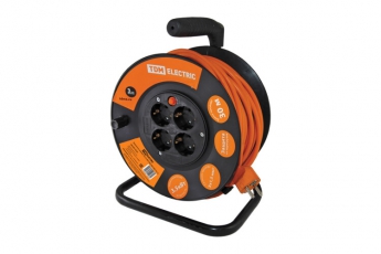 Удлинитель силовой УКз16-004 (4 места/30м ПВС 3х1,5) | SQ1301-0534 | TDM