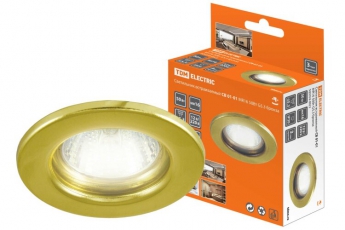 Светильник точечный встраиваемый под лампу СВ 01-01 MR16 50Вт G5.3 бронза | SQ0359-0023 | TDM