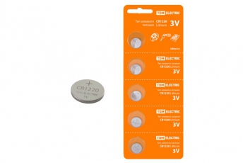 Элемент питания CR1220 Lithium 3V BP-5 | SQ1702-0024 | TDM