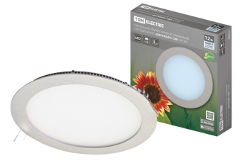 Светильник светодиодный встраиваемый Downlight ДВО СВО (хром) 12Вт 4000К IP20 опал | SQ0329-0014 | TDM