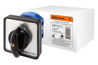 Кулачковый переключатель КПУ11-25/204 (1-2 1р (возврат)) | SQ0715-0112 | TDM