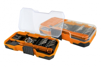 Набор отвертка с битами для мелкой электроники, №1, 15 предметов 