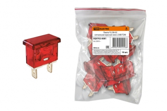 Лампа YL238-02 сигнальная красная неон 230В | SQ0702-0081 | TDM