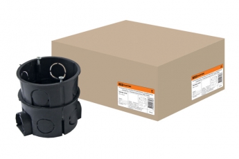 Коробка установочная 65х65 стыковочные узлы с саморезами | SQ1402-1018 | TDM