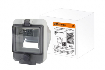 Крышка защитная для выреза в шкафу пластик 3 модуля IP67 (2шт/упак) | SQ0911-0006 | TDM