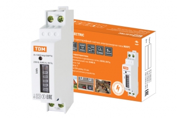 Счетчик без поверки МАРС-б/п-1,0-11-Р1-5(40)-М (1ф, 1тар, din-рейка, 1мод, мех.ОУ) | SQ1105-0020 | TDM