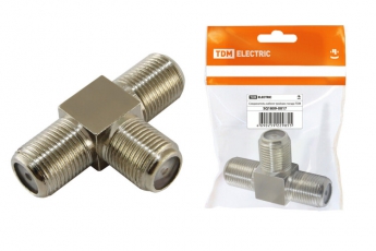 Соединитель кабеля тройник гнезда, инд. упаковка | SQ1809-0017 | TDM