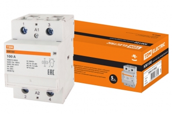 Контактор модульный КМ100/2-100 1НО;1НЗ | SQ0213-0022 | TDM