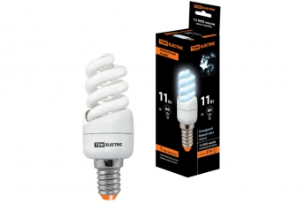 Лампа энергосберегающая КЛЛ 11Вт E14 840 cпираль FSТ2 КОМПАКТ 35х98мм | SQ0323-0176 | TDM