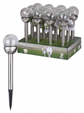 Светильник светодиодный садово-парковый СС Кракле, меняет цвет, солнечная батарея, сталь | SQ0330-0133 | TDM