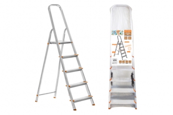 Стремянка алюминиевая СА5, 5 ступеней, усиленный профиль h=1000 мм, Народная | SQ1028-0104 | TDM