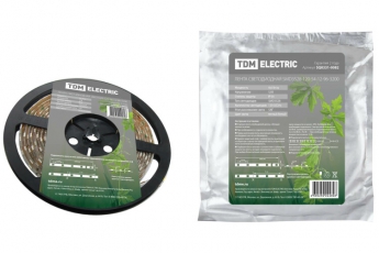 Лента светодиодная SMD3528 9,6Вт 12В 3200К IP54 5м | SQ0331-0082 | TDM