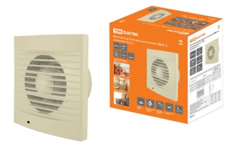 Вентилятор бытовой настенный 150 С-1, слоновая кость | SQ1807-0112 | TDM