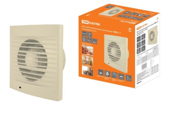 Вентилятор бытовой настенный 100 С-1, слоновая кость | SQ1807-0110 | TDM