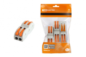 Соединительная проходная клемма СК-412-2 (2,5мм2) (4 шт/упак) | SQ0527-0051 | TDM