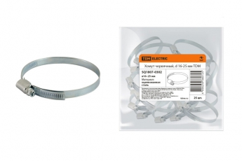 Хомут червячный, d 16-25 мм | SQ1807-0302 | TDM