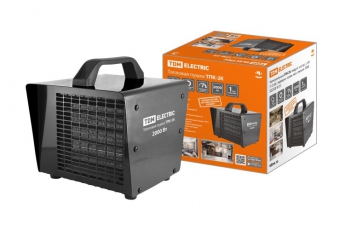 Тепловая пушка ТПК-2К, квадрат. корпус, 2 кВт (1/2 кВт), терморег, керам. нагр. элемент, | SQ2520-0103 | TDM