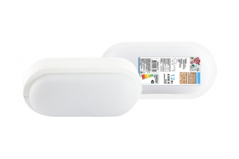 Светильник светодиодный пылевлагозащищенный для ЖКХ ДПП 3801 12Вт 6500К IP65 белый овал 177*85*57 мм Народный | SQ0366-0131 | TDM