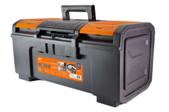 Ящик для инструментов ПРОФИ-19, 48х27х24 см, усилен., замок-автомат, лоток, органайзеры, «Рубин» | SQ1032-0205 | TDM