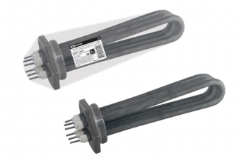 ТЭНБ-6,0кВт, вода (P), 220В (ТЭН-71, В, 13, 2,0кВт), уст.длина 355 мм, фланец G2,5, угл. сталь, | SQ2512-0031 | TDM