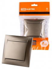 Выключатель 1 кл. 10А бронза 